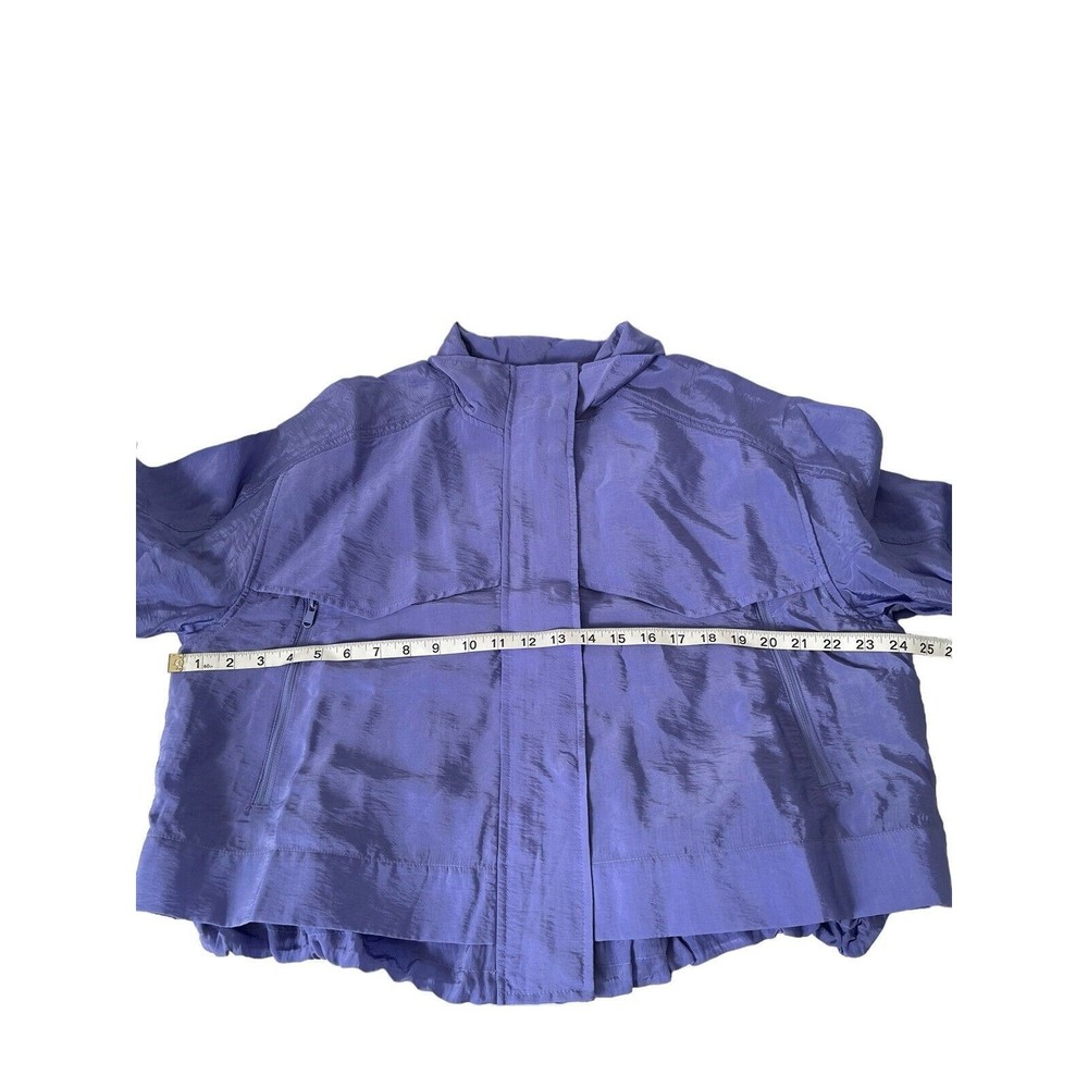Athleta Women's Size L Purple Arrival Jacket Color Dark Adonis NWOT Lightweight - Picture 12 of 14